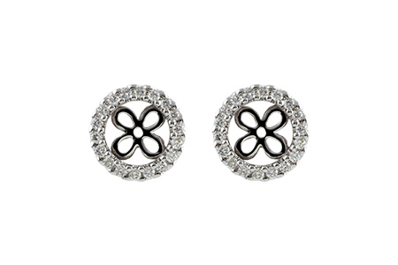 B196-49116: EARRING JACKETS .30 TW (FOR 1.50-2.00 CT TW STUDS)