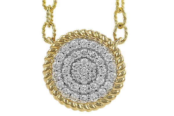 G282-90043: NECKLACE .32 TW (18")