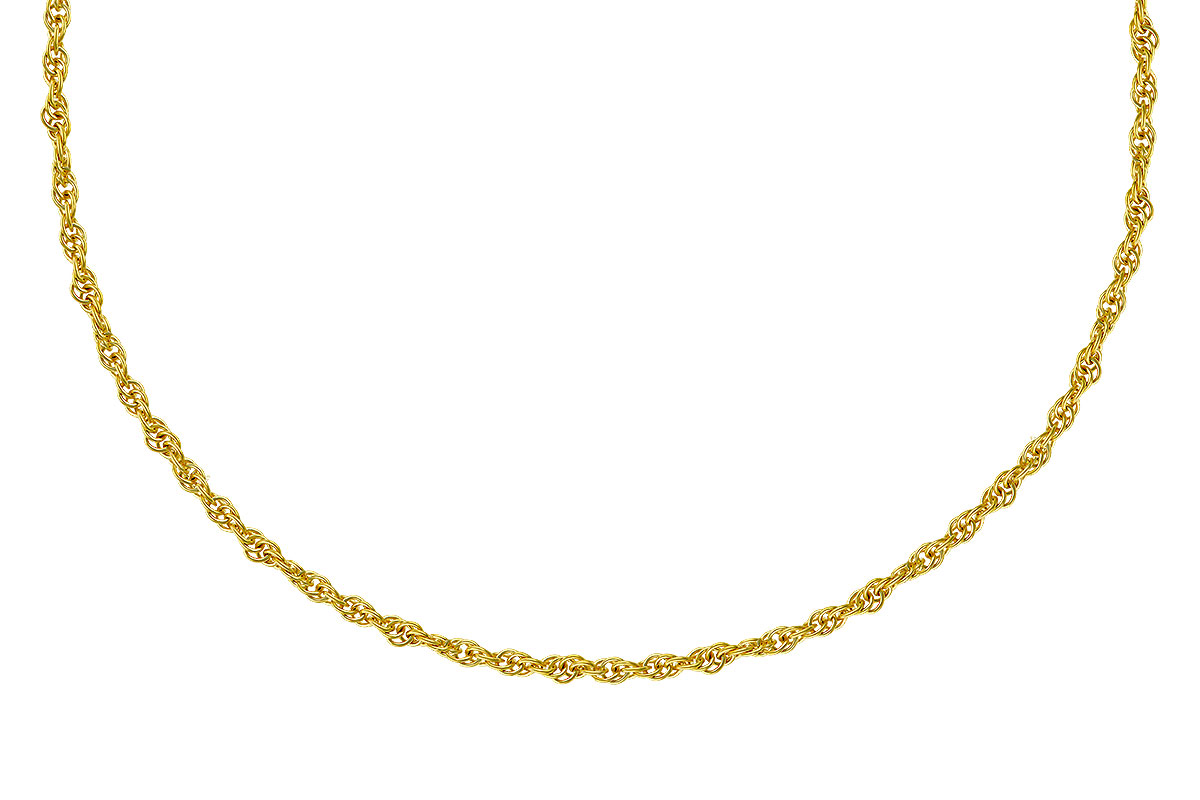 B282-87361: ROPE CHAIN (8IN, 1.5MM, 14KT, LOBSTER CLASP)