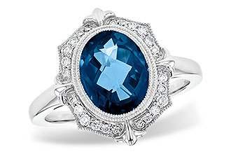 C199-25470: LDS RG 3.00 LONDON BLUE TOPAZ 3.16 TGW