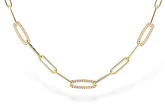 C282-81907: NECKLACE .75 TW (17 INCHES)