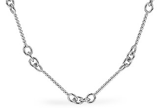 D282-87352: TWIST CHAIN (0.80MM, 14KT, 8IN, LOBSTER CLASP)