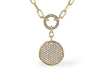 E283-74570: NECKLACE .92 TW (17")