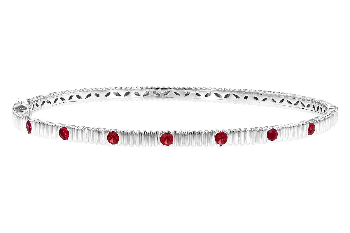 G199-25524: BANGLE .38 RUBY TW