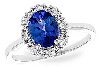 G282-86443: LDS RG 1.02 TANZANITE 1.30 TGW (8x6 OVAL)