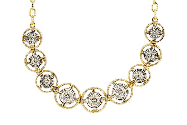 G283-72743: NECKLACE .25 TW (18")