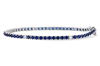 H283-73706: BRACELET 3.27 TW SAPP 3.52 TGW (7")