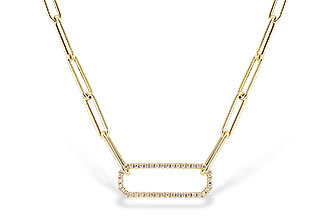 L282-81906: NECKLACE .50 TW (17 INCHES)