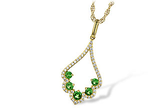 M199-18215: NECK .34 GREEN GARNET .53 TGW