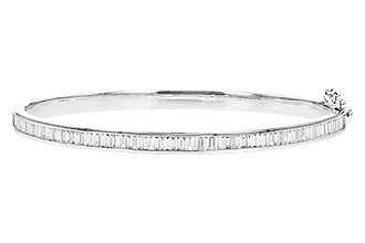 M282-82806: BANGLE 1.02 TW BAGUETTE DIAMONDS